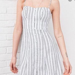 UO Kimchi Blue | White Striped Dress